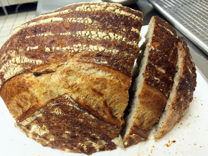 A traditional French country boule will be the main bread served at the Boothbay Harbor Country Club this summer. SUZI THAYER/Boothbay Register