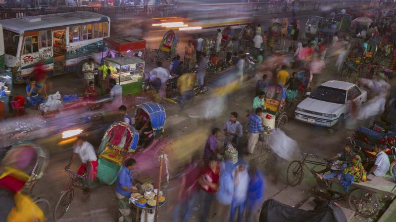 The 2017 Maine Photography Show’s Best In Show; “My Brain on Dhaka,” by Meredith Kennedy of Portland on display at the Boothbay Region Art Foundation. Meredith Kennedy, Portland ME
