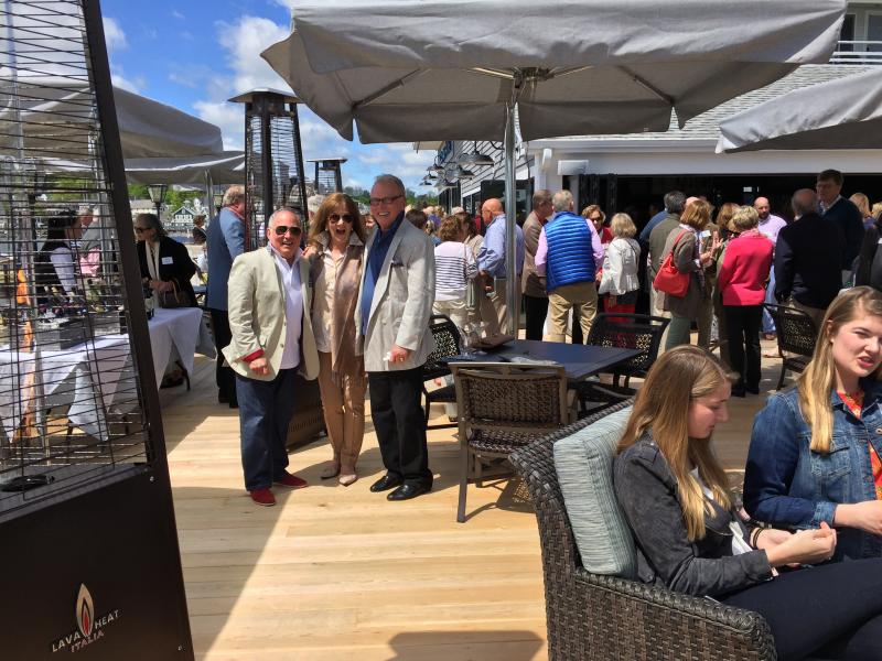 Almost 400 people showed up for the opening at the Boothbay Harbor Oceanside Golf Resort. SUZI THAYER/Boothbay Register
