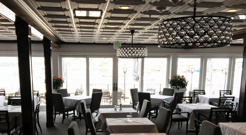 A section of the dining area at the Boothbay Harbor Oceanside Golf Resort. SUZI THAYER/Boothbay Register
