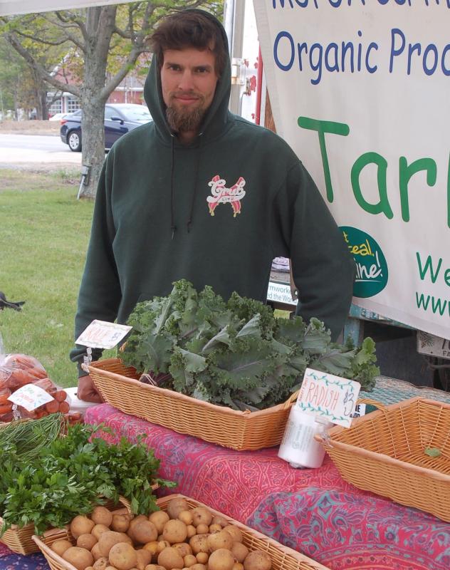 Matt Went of Tarbox Farms. ART MAYERS/Boothbay Register