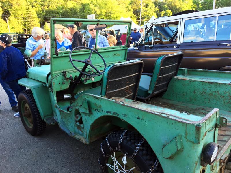 The prize-winning oldest Jeep at the 11th annual Jeep Night at Newcastle CDJRV. SUZI THAYER/Boothbay Register