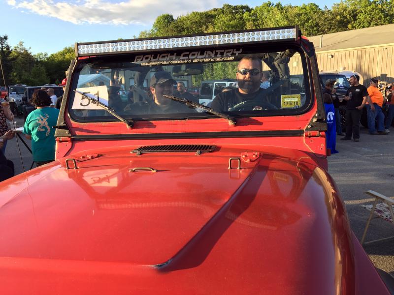 One of the Jeeps at Newcastle CDJRV’s 11th annual Jeep NIght on June 14. SUZI THAYER/Boothbay Register