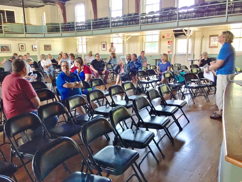 The Opera House at Boothbay Harbor was the setting June 17 for an informational meeting about the 2017 Boothbay Festival of Lights. SUZI THAYER/Boothbay Register