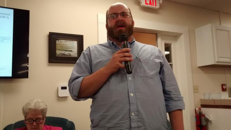 Former legislator and policy director of Maine’s Consumers for Affordable Healthcare Steve Butterfield asks what problem the ACHA bill will solve. MORGAN CALLAN ROGERS/News Contributor