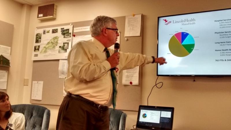 Dr. Wayne Printy, CFO of Lincoln County Health, speaks about the possible financial consequences to the region if the ACHA passes. MORGAN CALLAN ROGERS/News Contributor