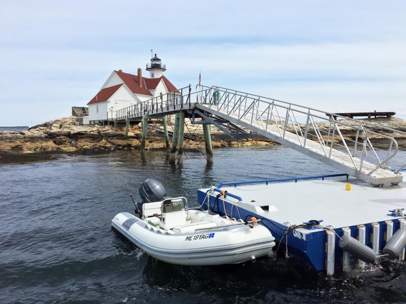Arriving at the Cuckolds. SUZI THAYER/Boothbay Register