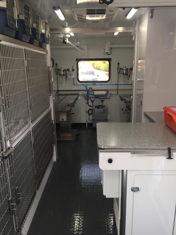 Inside the new mobile surgical unit. JOSEPH CHARPENTIER/Boothbay Register