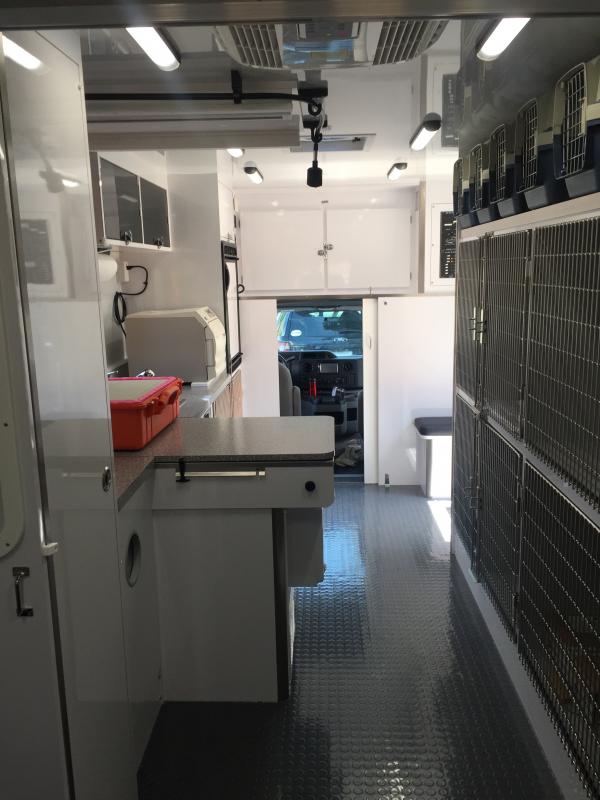 Inside the new mobile surgical unit. JOSEPH CHARPENTIER/Boothbay Register