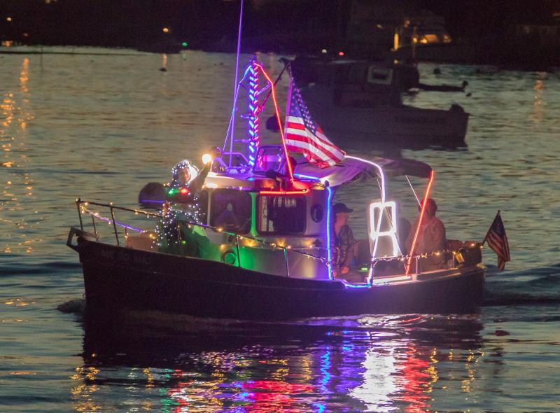 Lighted Boat Parade. Courtesy of Michael Leonard
