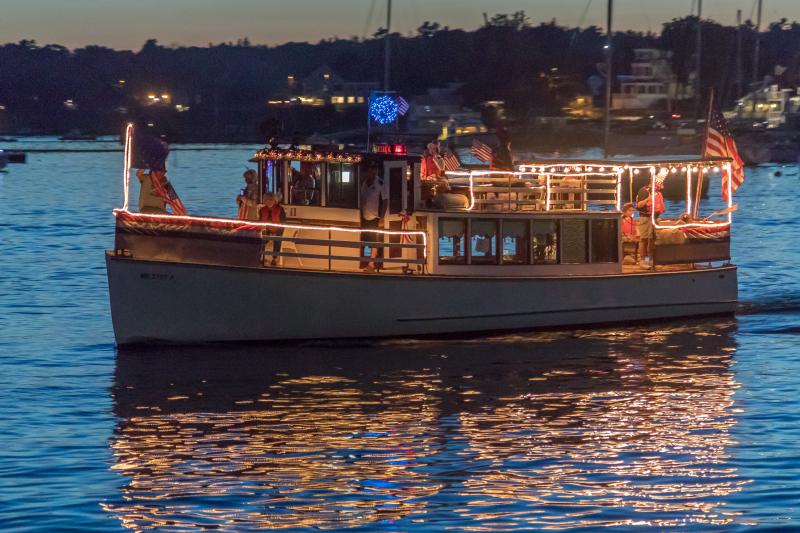 Lighted Boat Parade. Courtesy of Michael Leonard