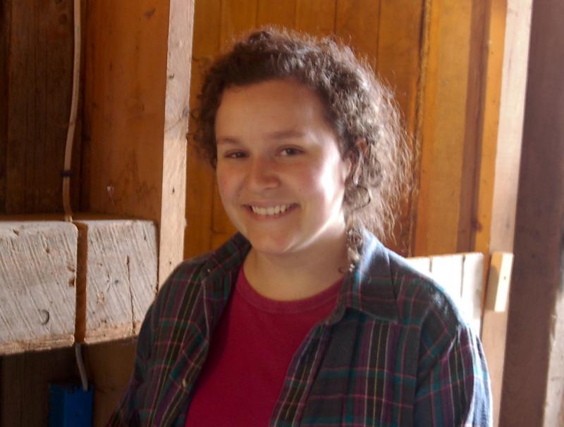 AmericaCorps Vista volunteer Chayli Buenger ART MAYERS/Wiscasset Newspaper