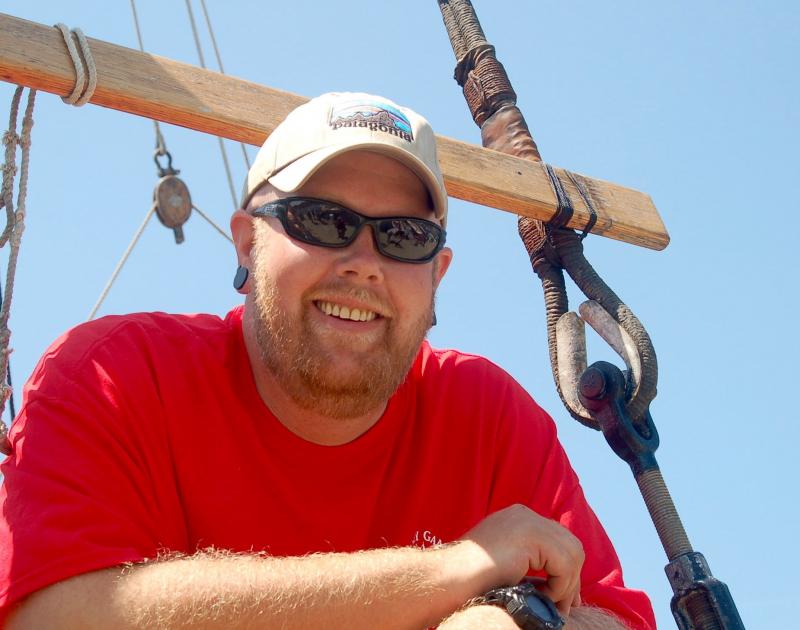 First Mate Matt Norwood. ART MAYERS/Boothbay Register