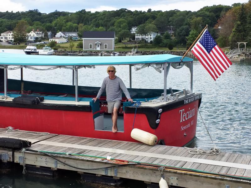 Chip Holmes gets ready for another cruise. SUZI THAYER/Boothbay Register