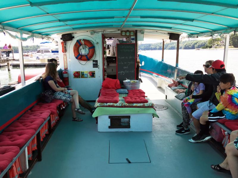 The interior of the River Tripper. SUZI THAYER/Boothbay Register