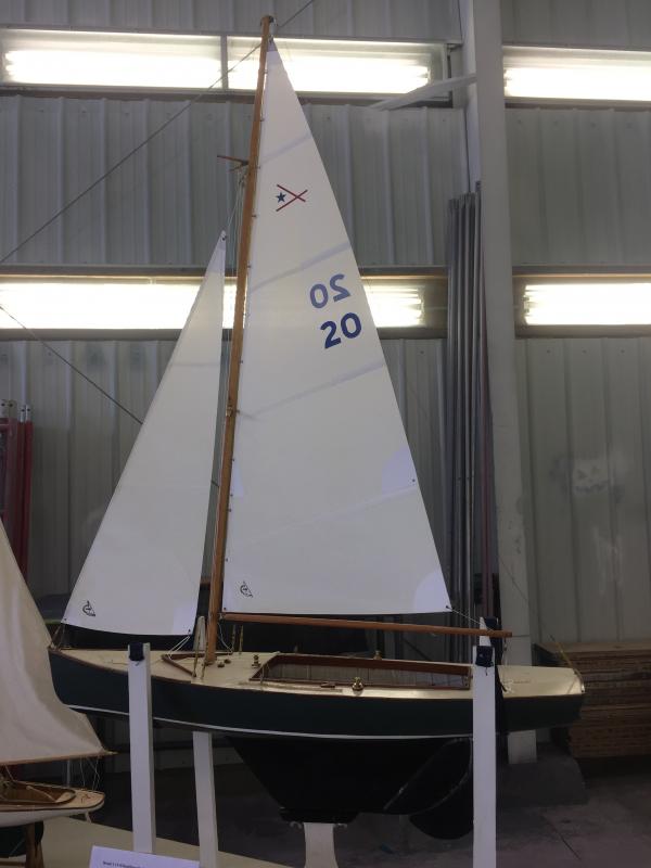 1938 Boothbay Harbor One-Design racing sloop built by Jon Dunsford. JOSEPH CHARPENTIER/Boothbay Register