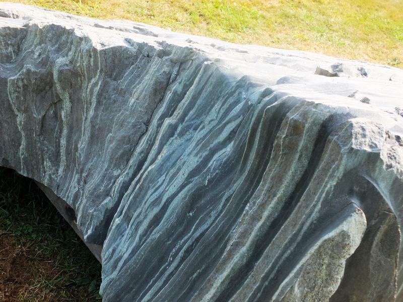 This sculpture by Lance Carlezon of Windsor is a study in patience! This is a sizeable sculpture. LISA KRISTOFF/Boothbay Register Lance Carlezon, Windsor ME