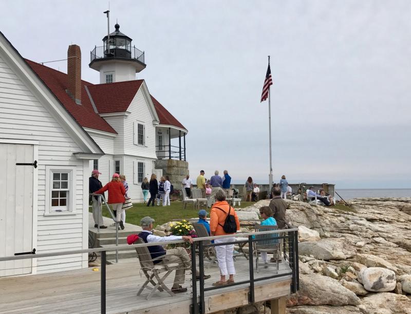 A fundraising event took place at the Cuckolds Inn and Lighthouse on July 29. Courtesy of Michelle Amero