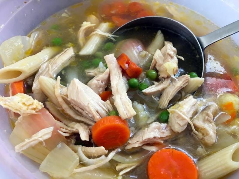 More chicken soup. SUZI THAYER/Boothbay Register