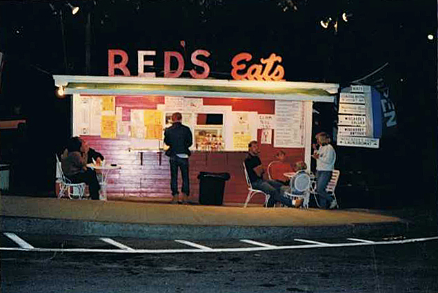 Red’s Eats in the beginning. Note the cutout wood letters. Courtesy of Debbie Gagnon