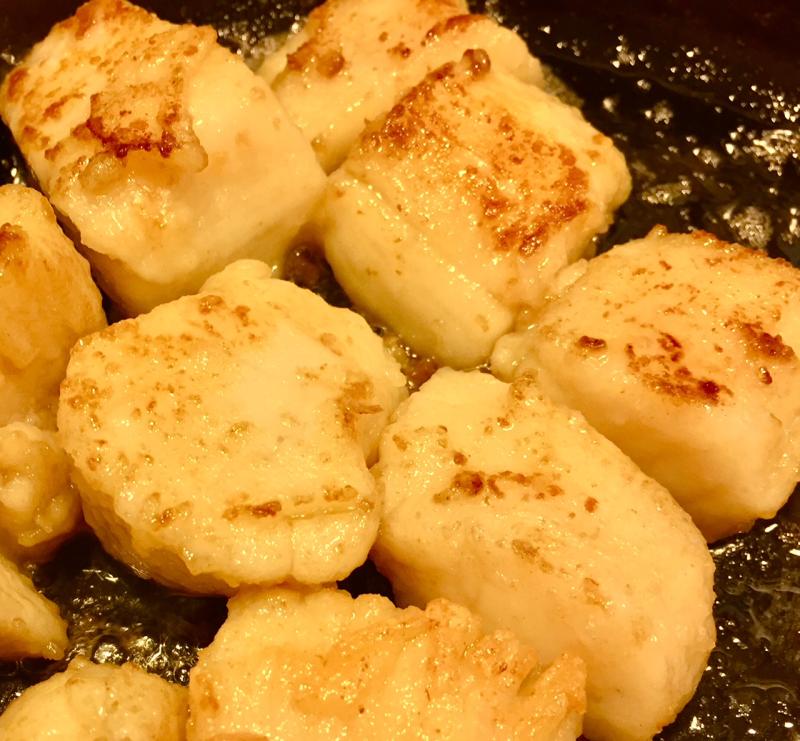 Leftover pan seared scallops are just as good as new! SUZI THAYER/Boothbay Register
