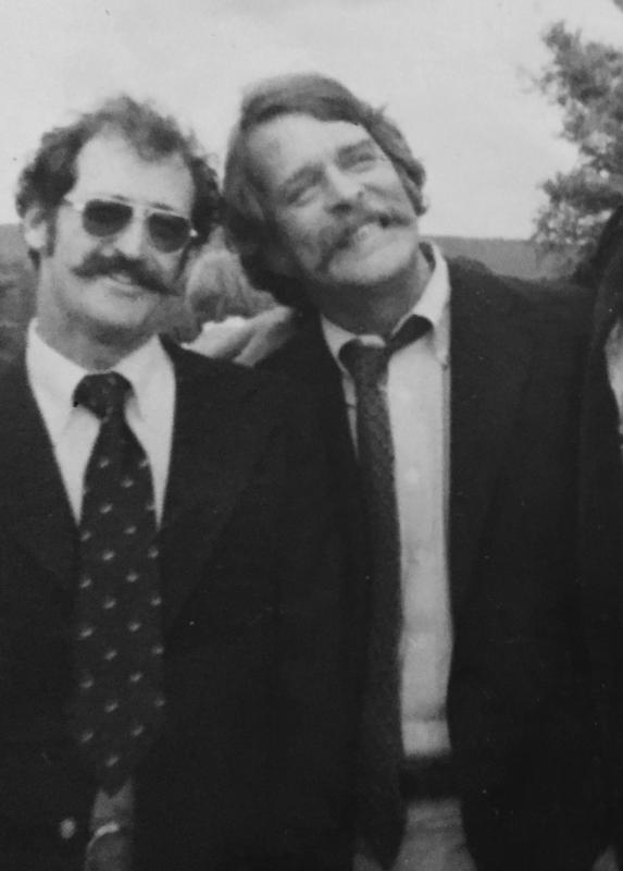 Larry Sullivan and Joe Williamson, back in the day. This photo was taken at Jeanne (Whitestone) Casey’s wedding. Courtesy of Michael Jarrett