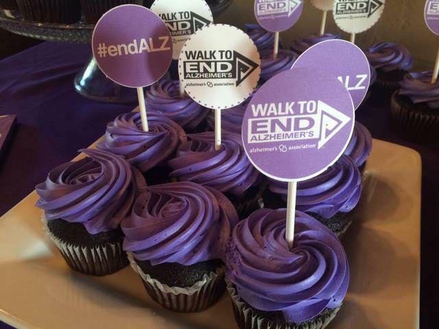 Cupcakes to benefit the Alzheimer’s Foundation. Courtesy of Jessica Deshiro