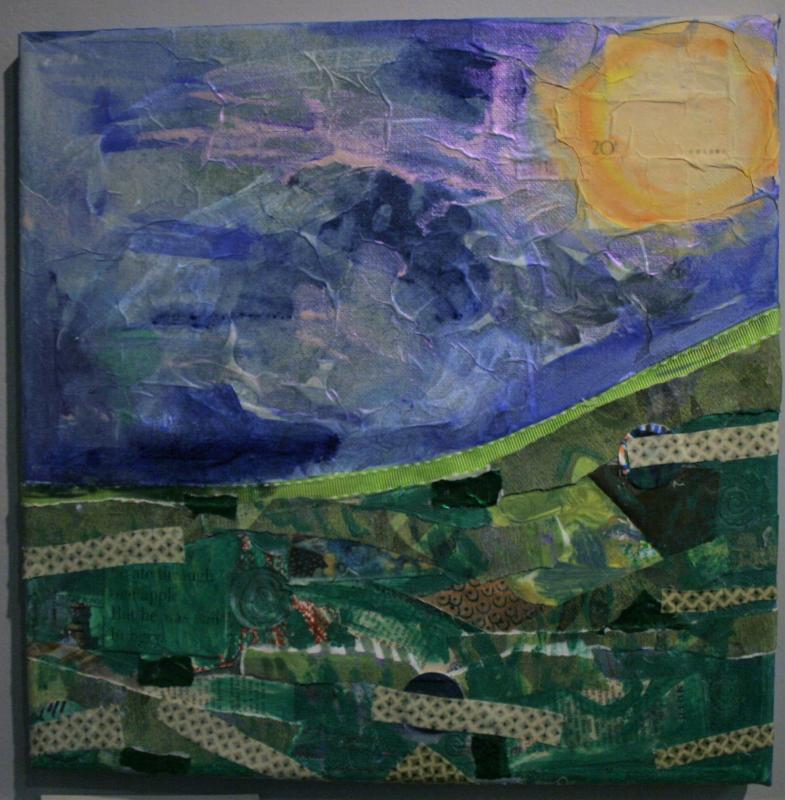 “An Invitation,” mixed media, Jessica Nadeau. Jessica Nadeau
