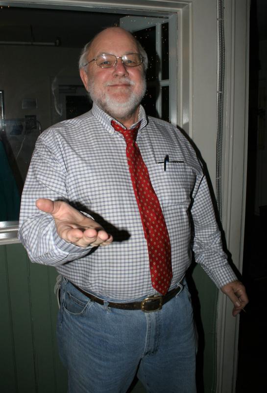Judge Arthur Webster made it known he’d be interested in taking bribes! LISA KRISTOFF/Boothbay Register