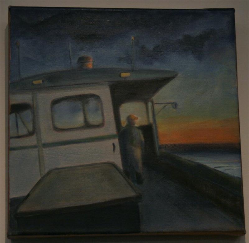 “The Fishermen’s Hour” - oil - Luise van Keuren Luise van Keuren