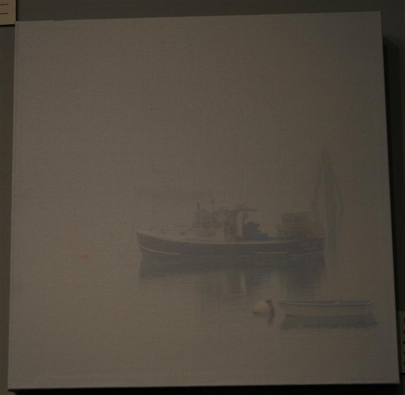 “Three Boats,” photo on canvas, Lois A. Glaser Lois A. Glaser