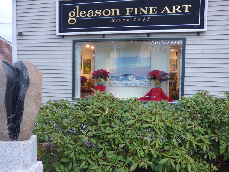 Gleason Fine Art, at 31 Townsend Ave. Boothbay Harbor Maine Art Gallery