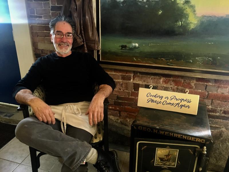 Bernie DeLisle is doing exactly what he wants to do at his Damariscotta restaurant, Osteria Bucci. SUZI THAYER/Boothbay Register