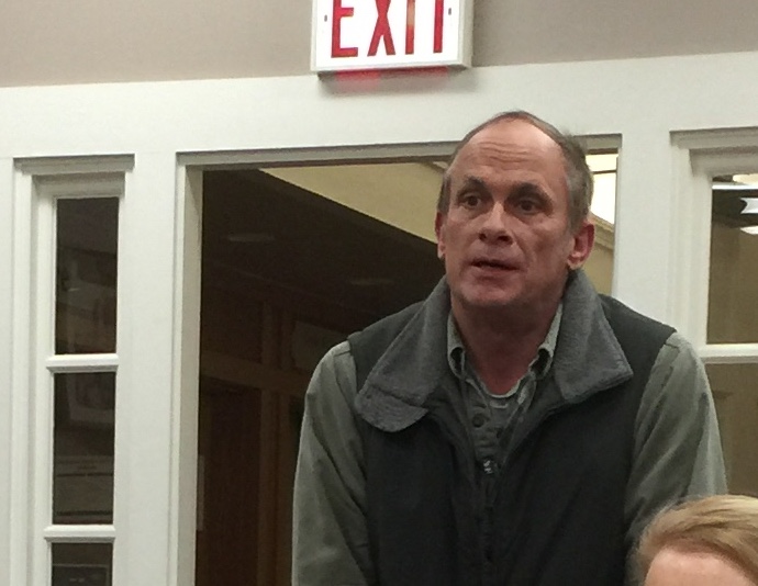 Animal Control Officer David Pratt speaks about his experience with animals in downtown Boothbay Harbor. JOSEPH CHARPENTIER/Boothbay Register