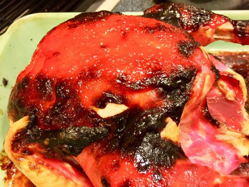 An Ah-So roasted chicken, fresh out of the oven. SUZI THAYER/Boothbay Register