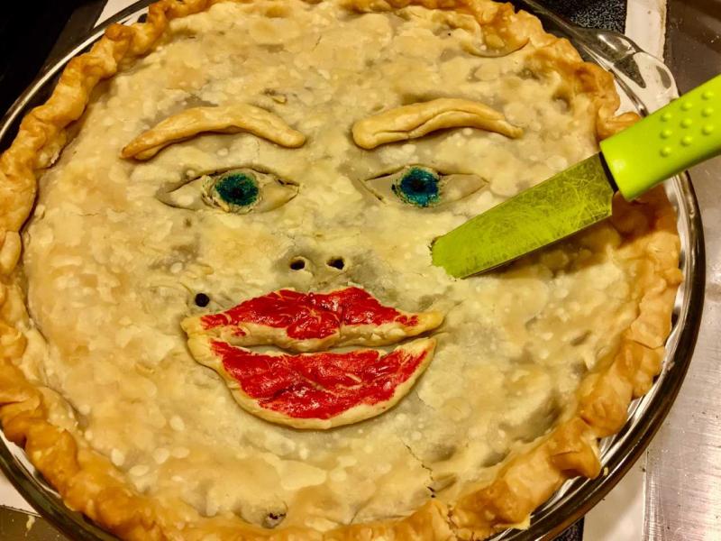 This is not an Ah-So roasted chicken. This is a tourtierre, or as Sanny Norton calls it, torture pie, that I had fun making on Friday night. SUZI THAYER/Boothbay Register