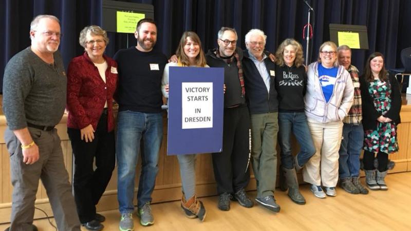 Dresden Democrats caucus in Woolwich. Courtesy photo