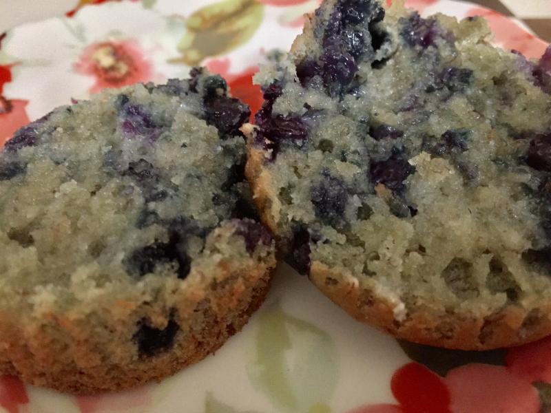 Mum’s famous blueberry banana muffins, hot and buttered. SUZI THAYER/Boothbay Register