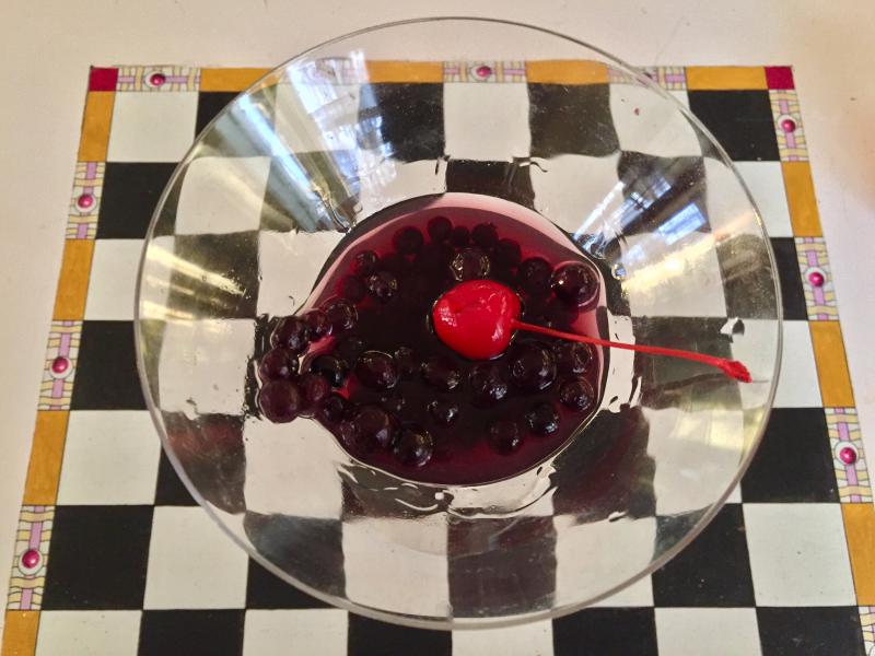 A blueberry mahhattan. SUZI THAYER/Boothbay Register