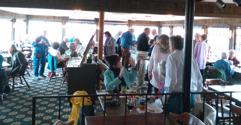 The first fundraising event for the Boothbay Region Health Center. JANE CARPENTER/Boothbay Register