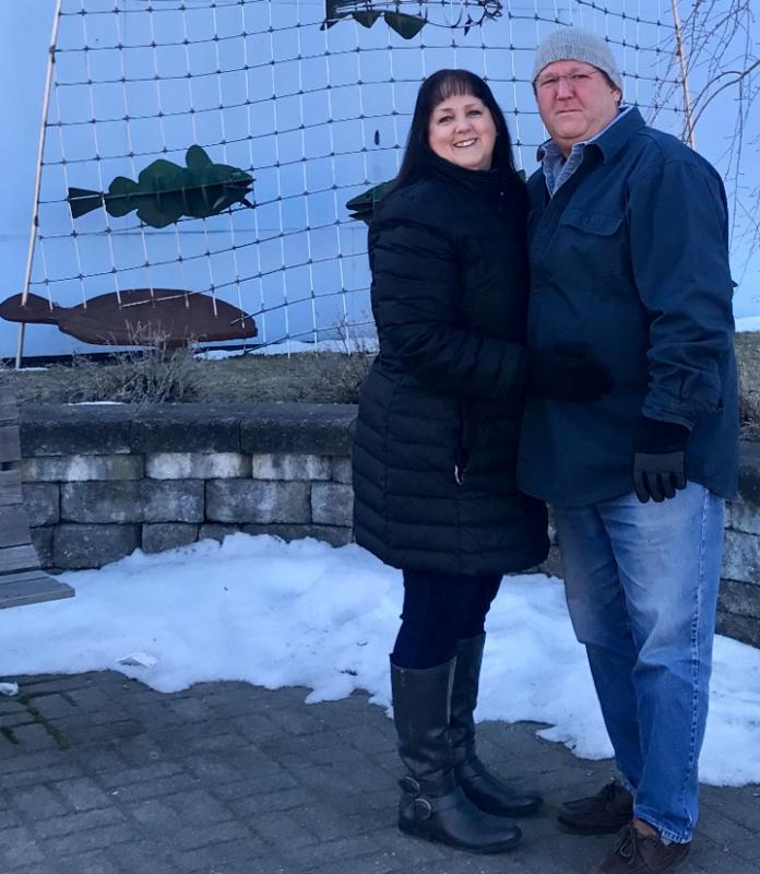 Karen Landry and Jeffrey Stenberg. Courtesy of Karen Landry
