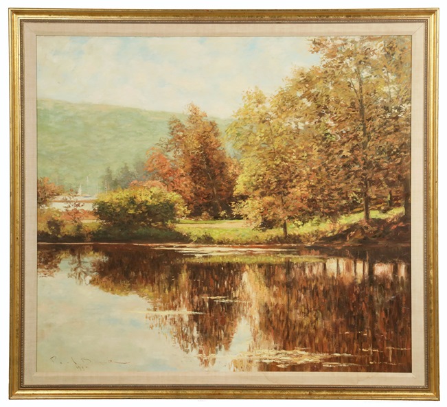 “Mill Pond, Somesville,” by Maine artist Paul Black. Courtesy photo