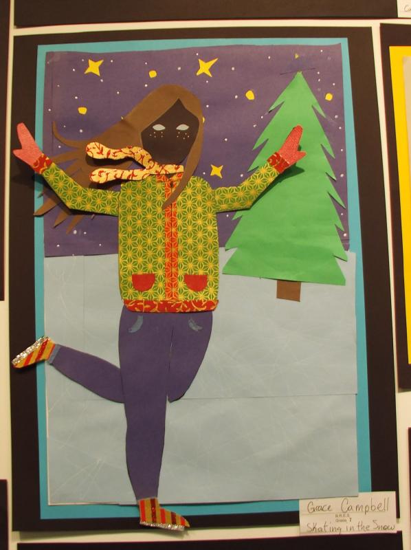 “Skater Girl,” Grace Campbell. Grade 7, BRES