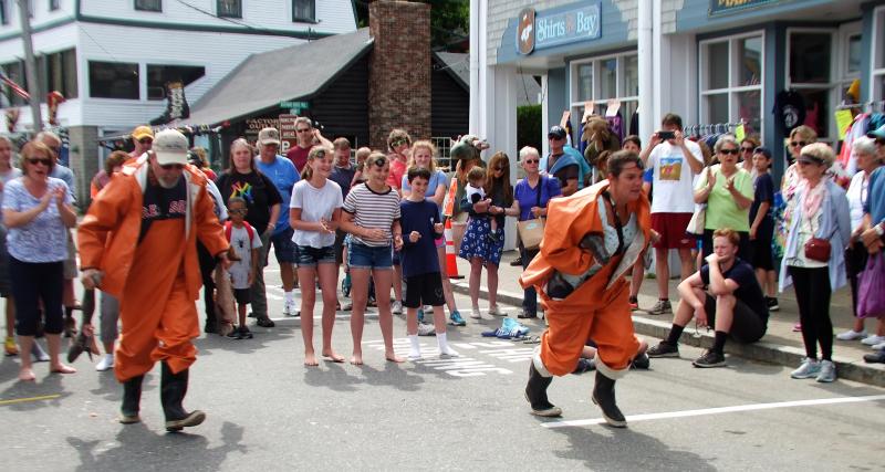 And they’re off! LISA KRISTOFF/Boothbay Register