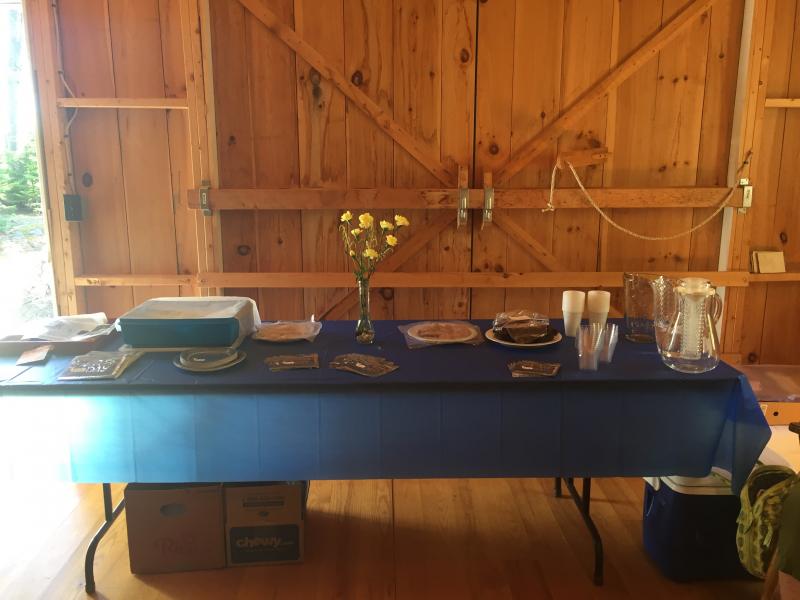 Along with its usual seasonal tours, the Hendricks Hill Musuem provided its open house visitors with a variety of refreshments. ISABELLE CURTIS/Boothbay Register