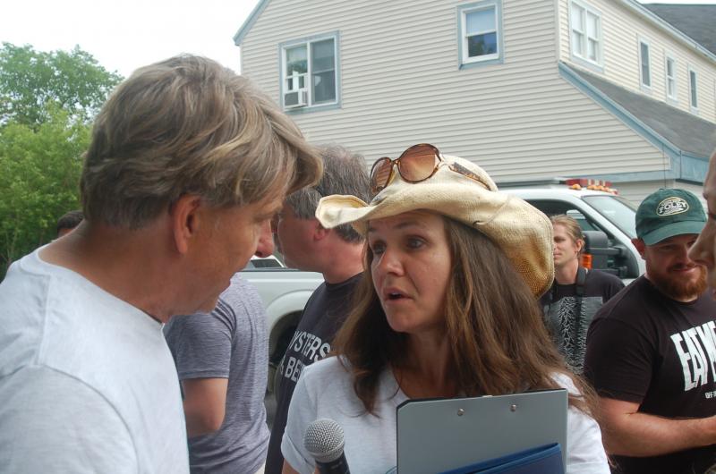 Event producers Rory Strunk and Sarah-Taylor Wieluns. ART MAYERS/Boothbay Register