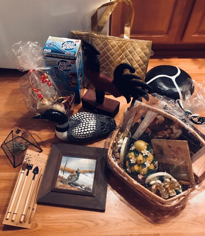Some of the white elephant items which will be available at the St. Columba’s event. Courtesy of Connie Heroy