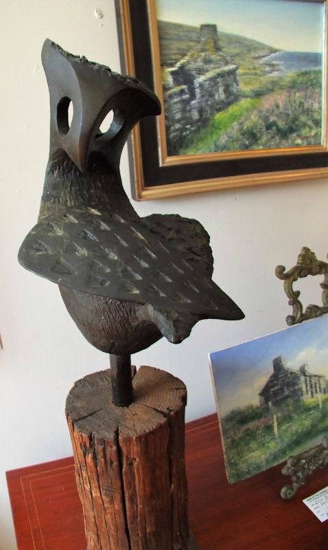 Bronze “Owl” 12 inches high - Roger Milinowski Roger Milinowski