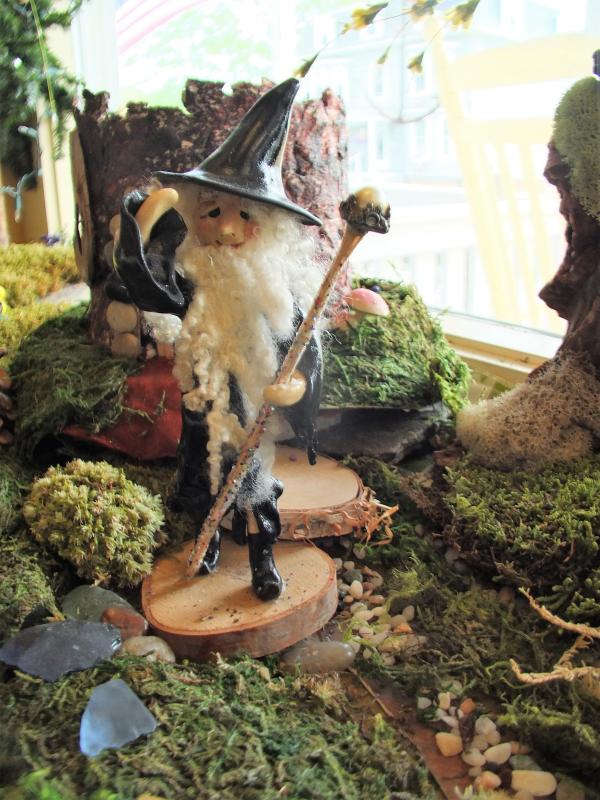 The wizard of Wog Hollow as envisioned and created by Cecile Clifford. Cecille Clifford