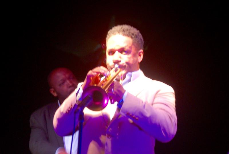 Jazz trumpeter Marcus Printup. ART MAYERS/Boothbay Register